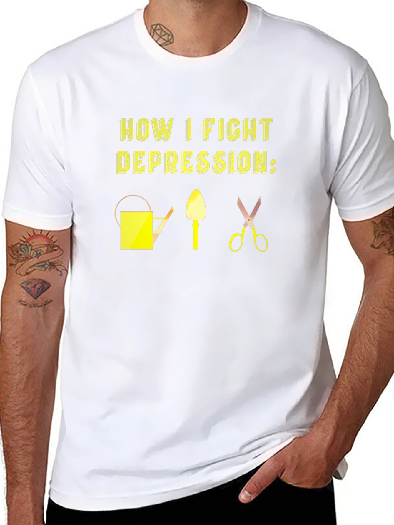Gardening Therapy T-Shirt - Fight Depression