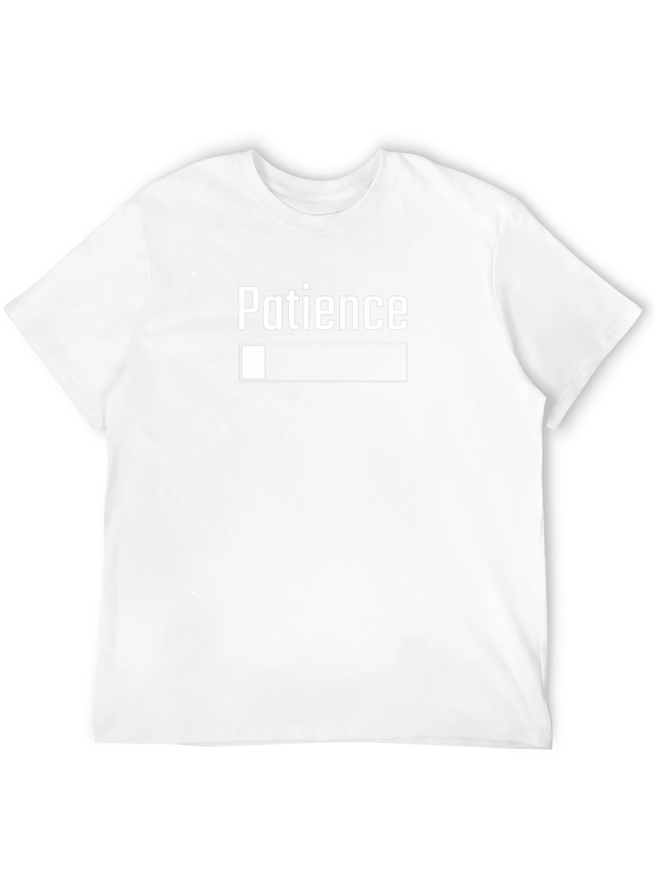 Patience Loading Black T-Shirt - Funny Graphic Tee