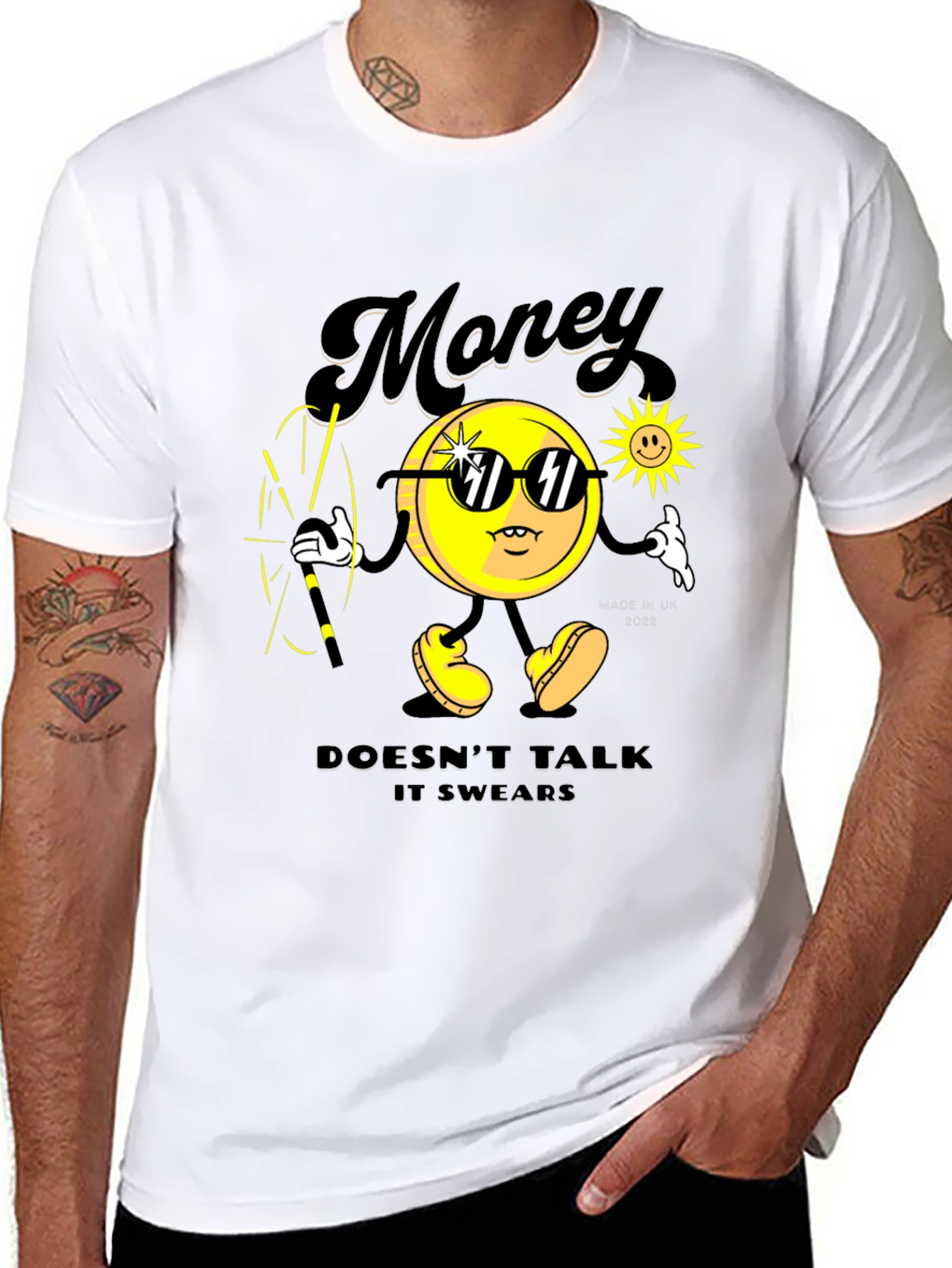 Money Doesnt Talk Graphic T-Shirt