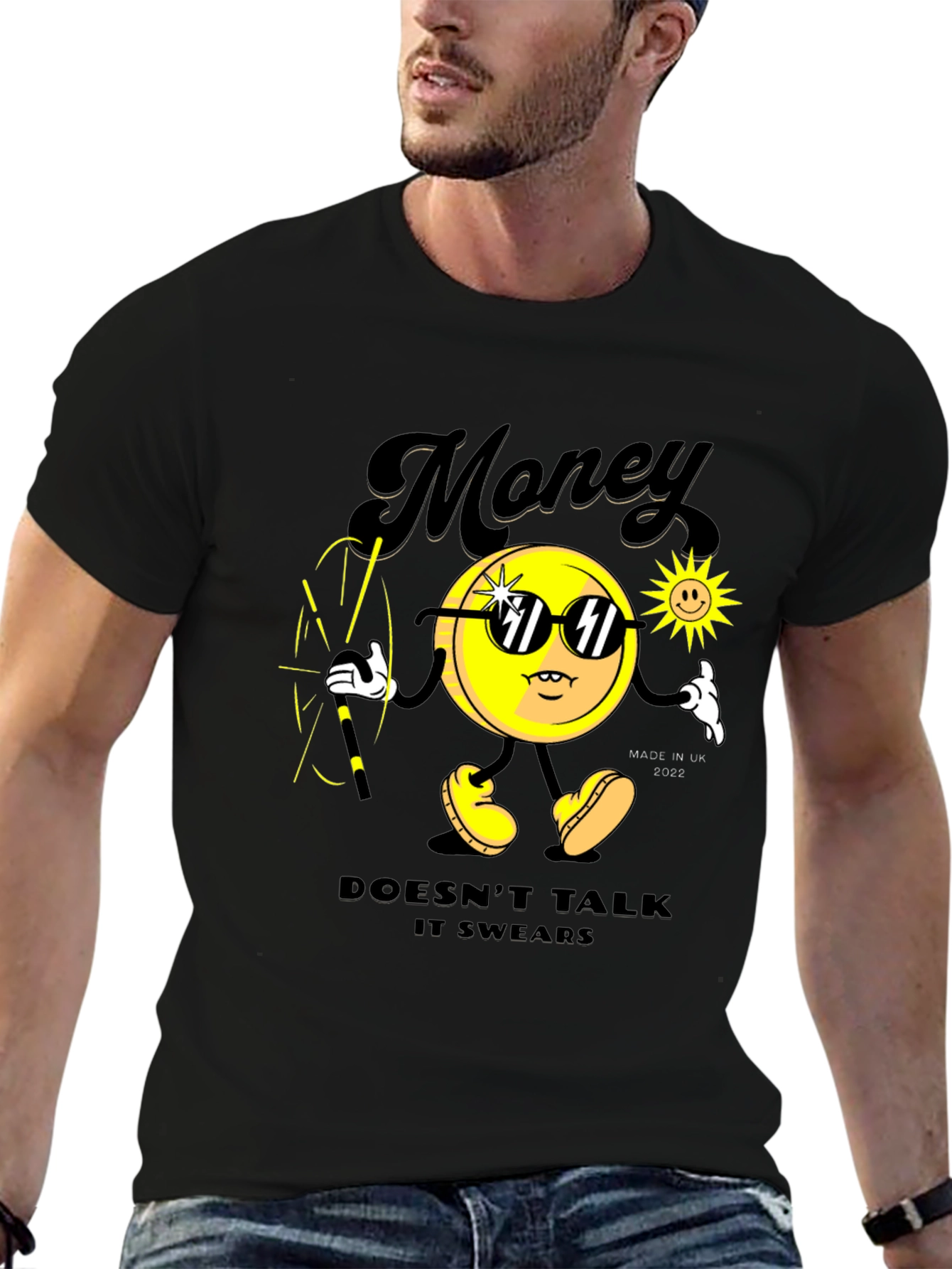 Money Doesnt Talk Graphic T-Shirt