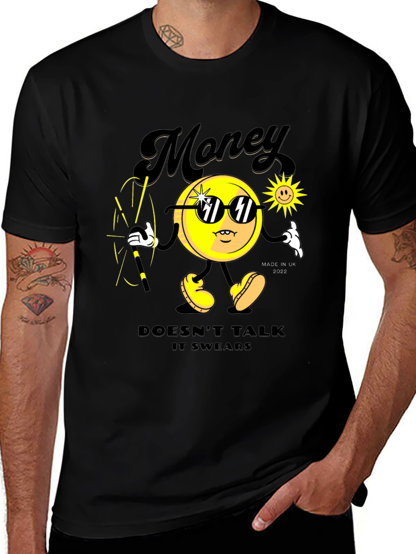 Money Doesnt Talk Graphic T-Shirt
