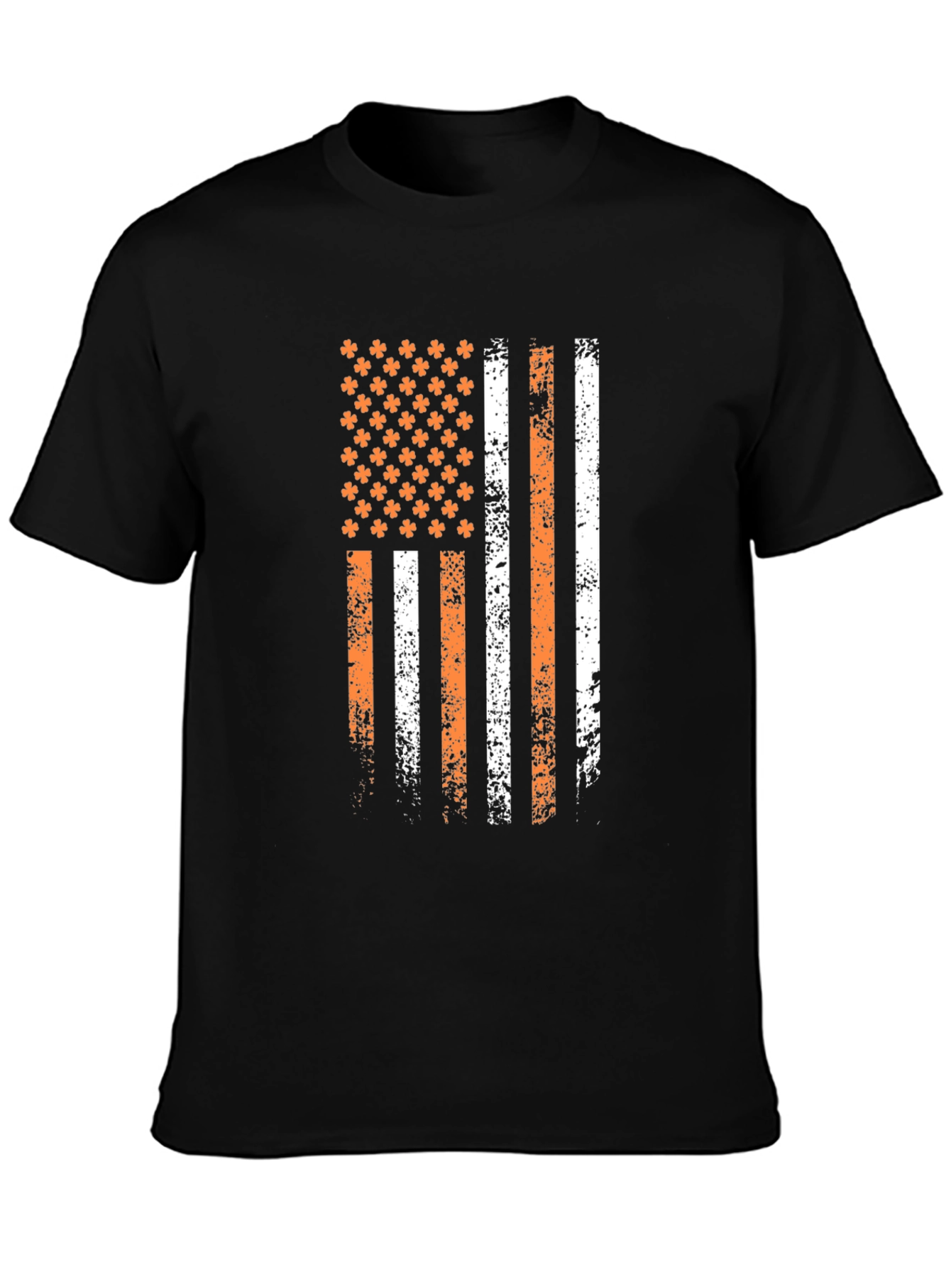 American Irish Flag Graphic T-Shirt