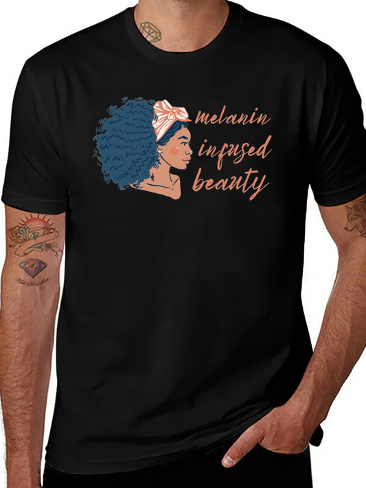 Melanin Infused Beauty Black T-Shirt