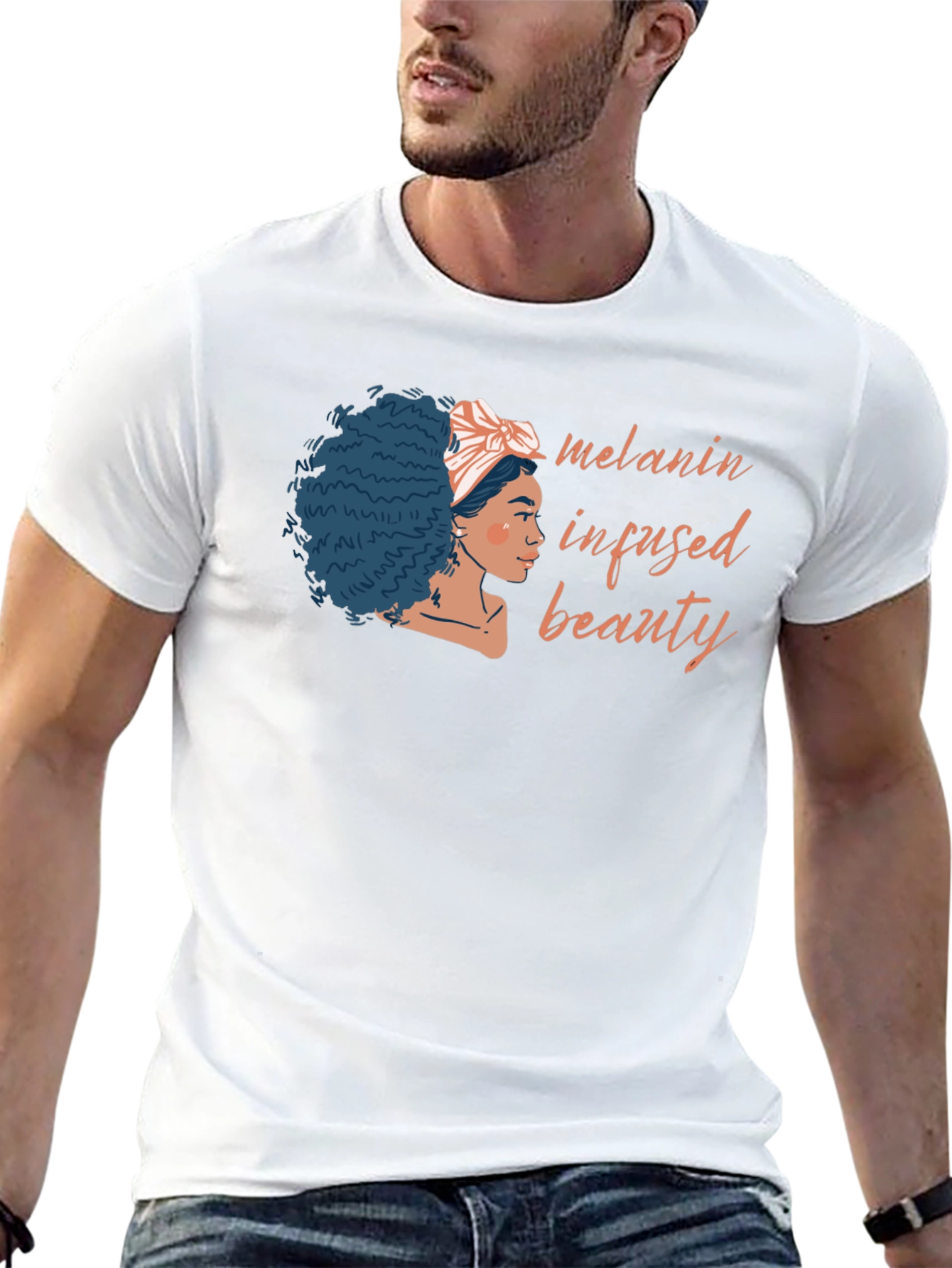 Melanin Infused Beauty Black T-Shirt