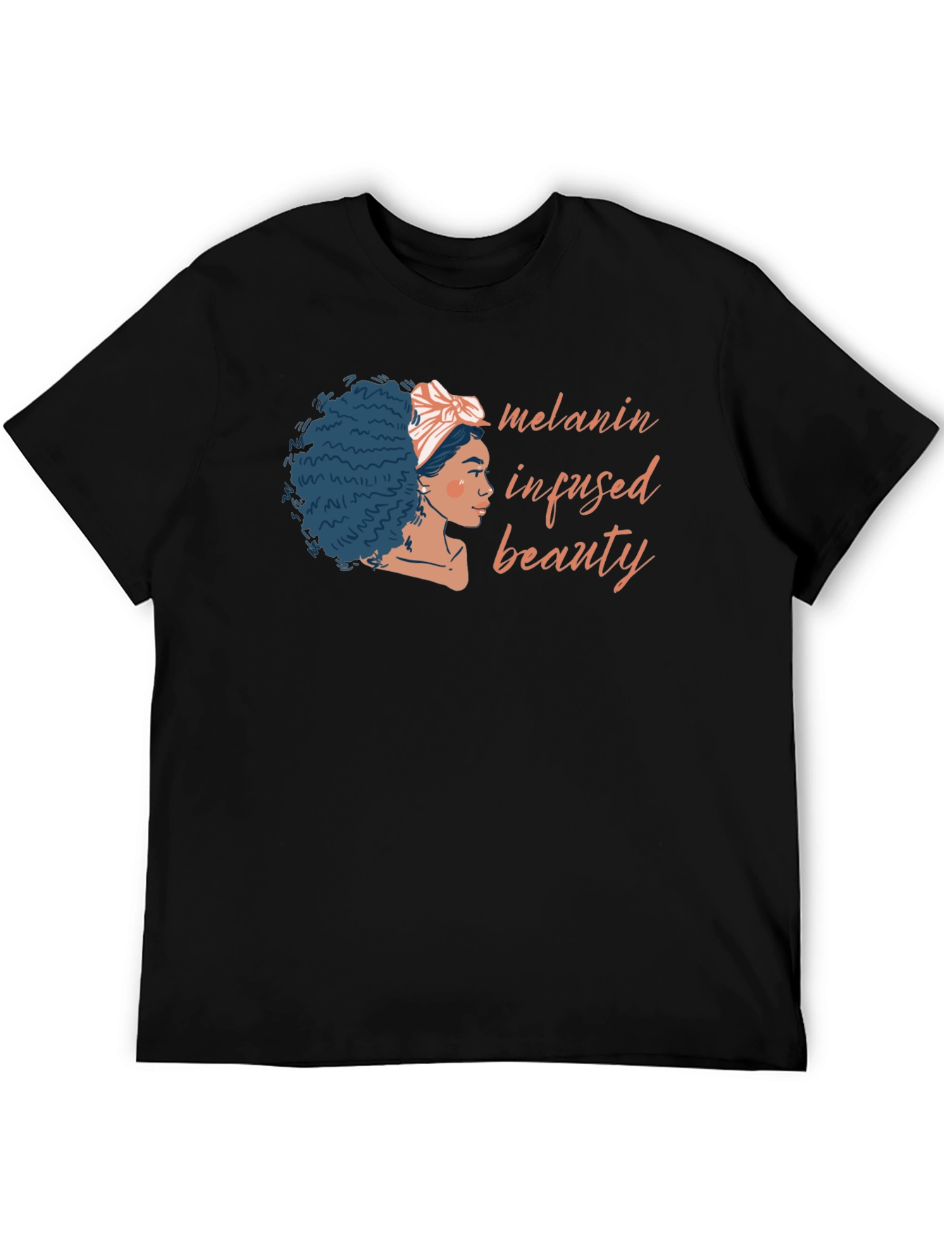 Melanin Infused Beauty Black T-Shirt