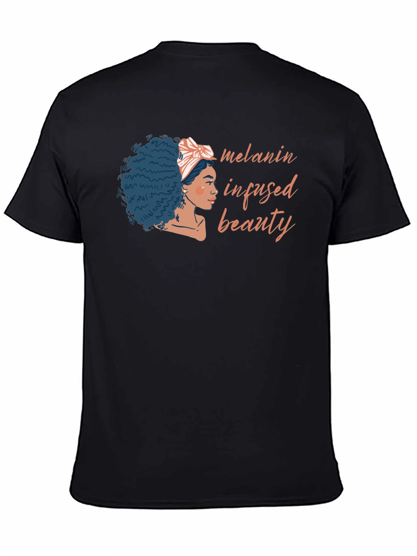 Melanin Infused Beauty Black T-Shirt