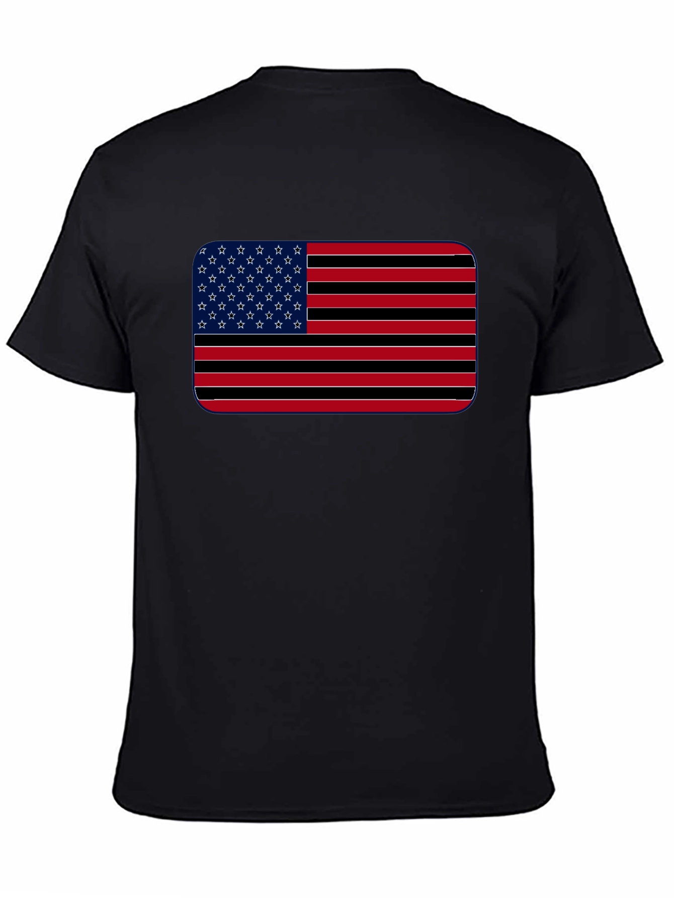 American Flag Stripes Graphic T-Shirt