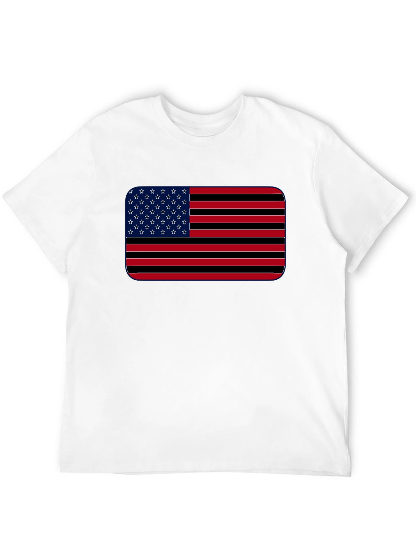 American Flag Stripes Graphic T-Shirt