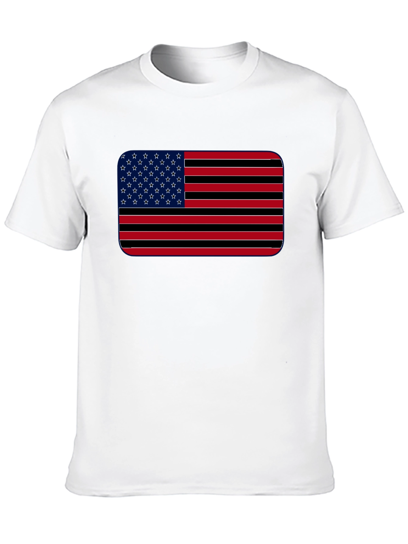 American Flag Stripes Graphic T-Shirt