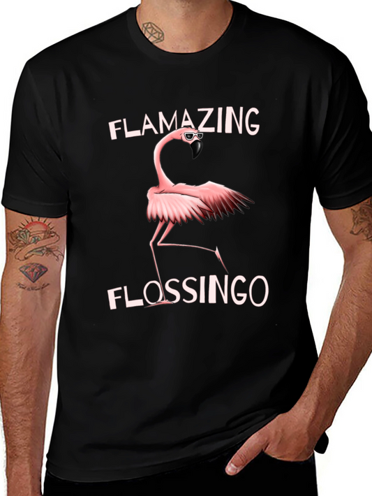 Flamazing Flossingo Flamingo Graphic T-Shirt