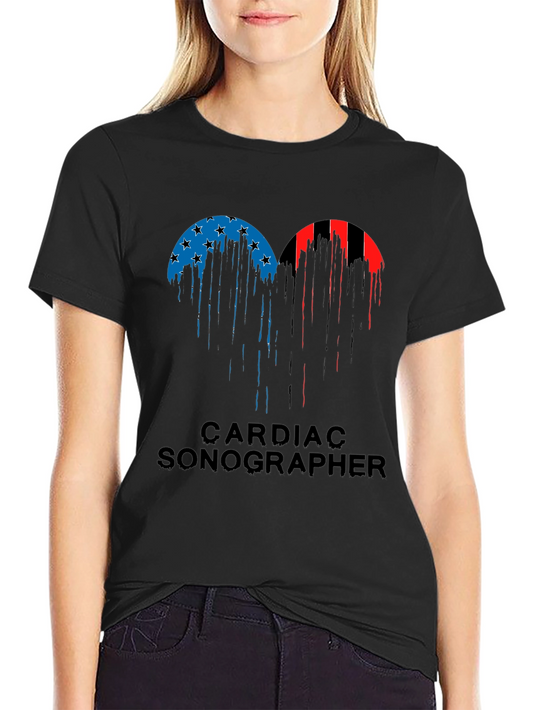Cardiac Sonographer Heart T-Shirt