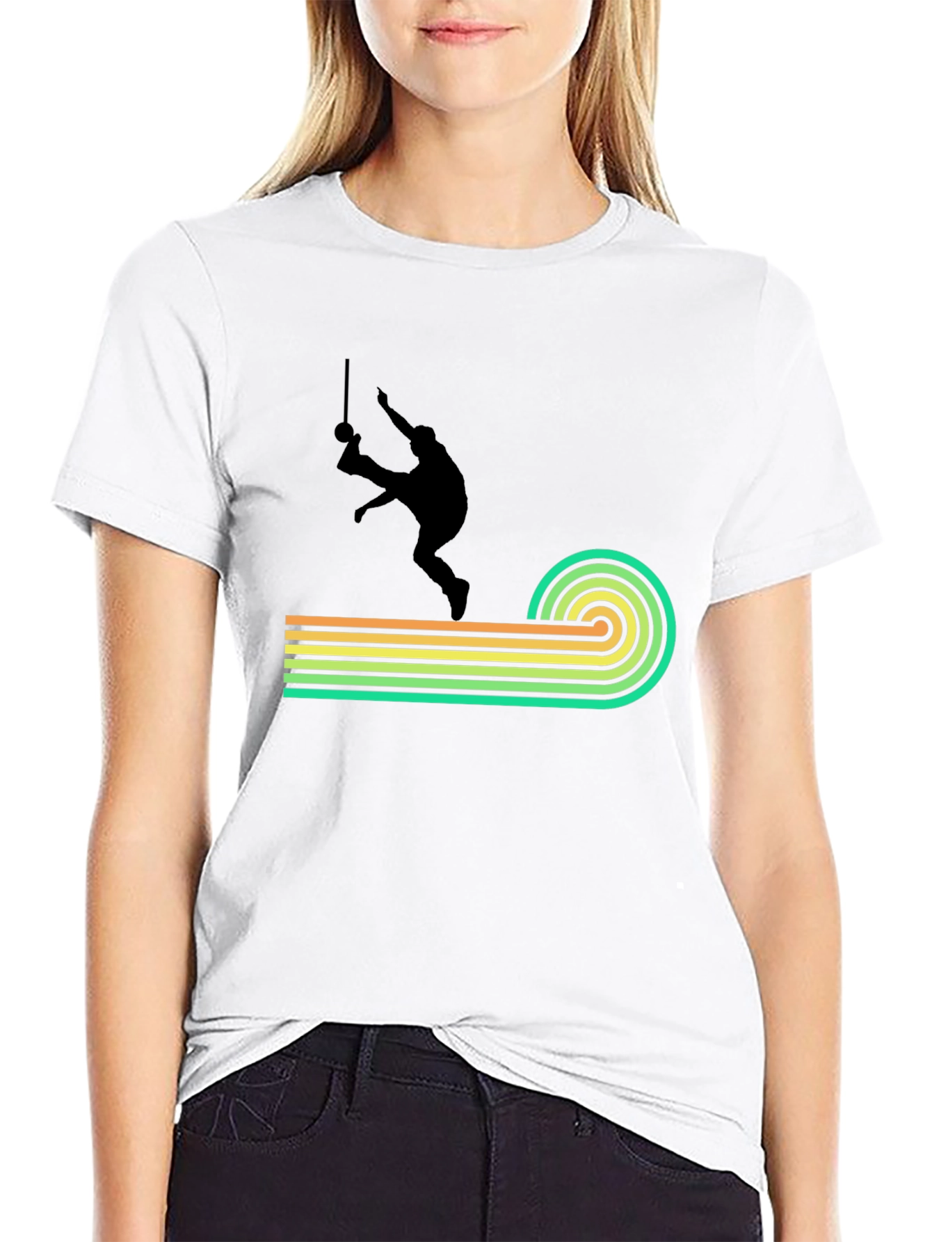 Retro Capoeira T-Shirt - Black