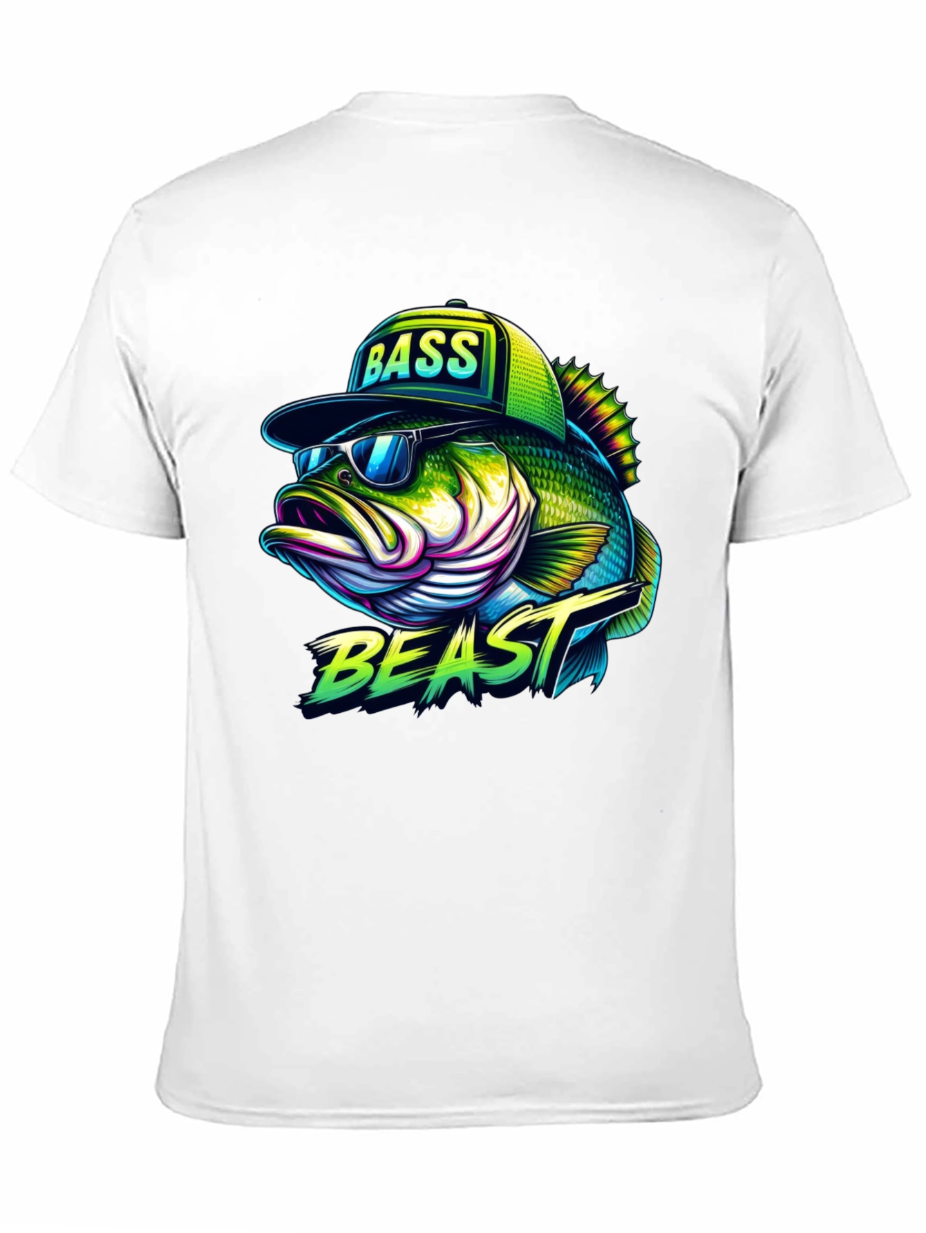 Bass Beast Graphic Tee - Cool Fishing Shirt