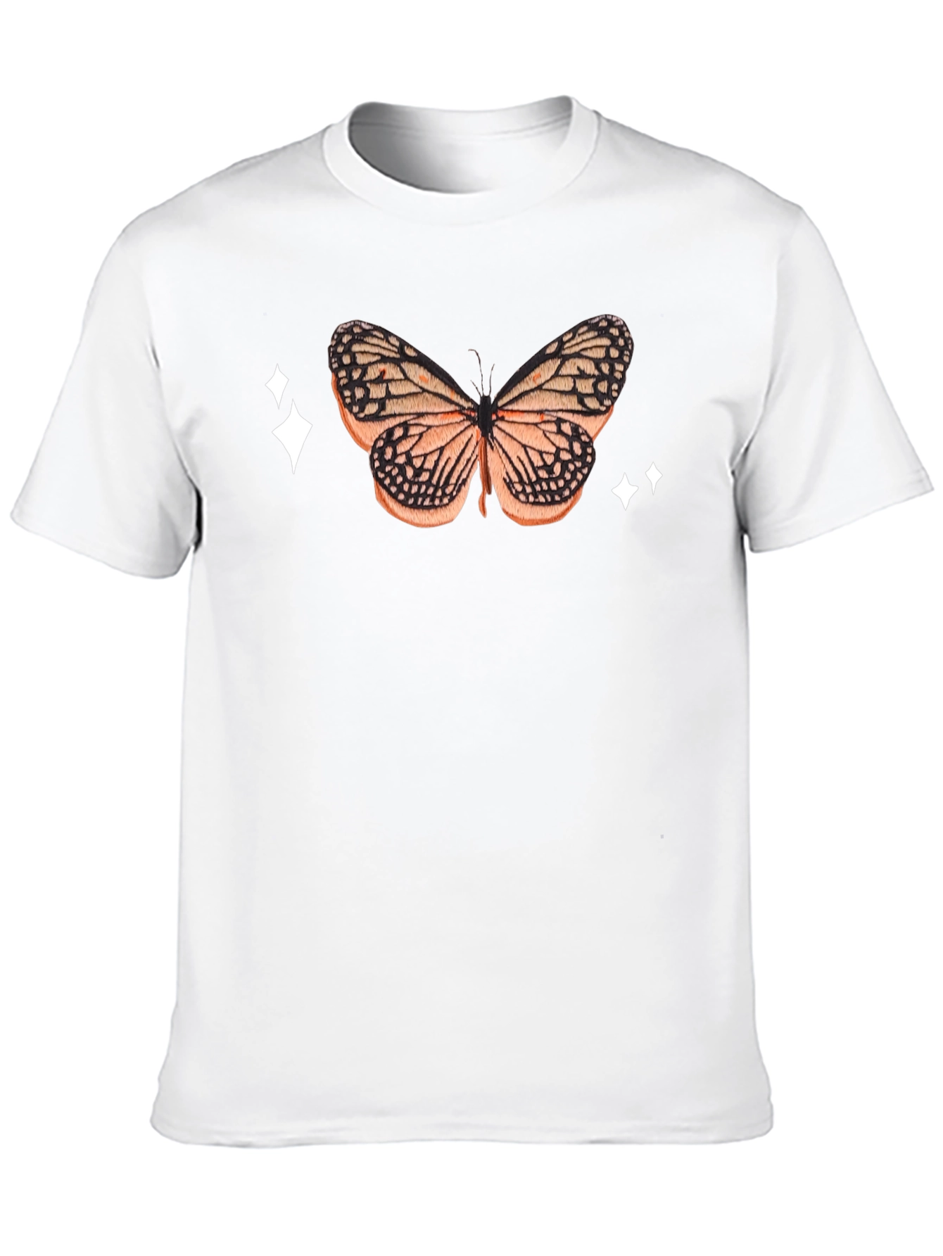 Butterfly Graphic Black Tee