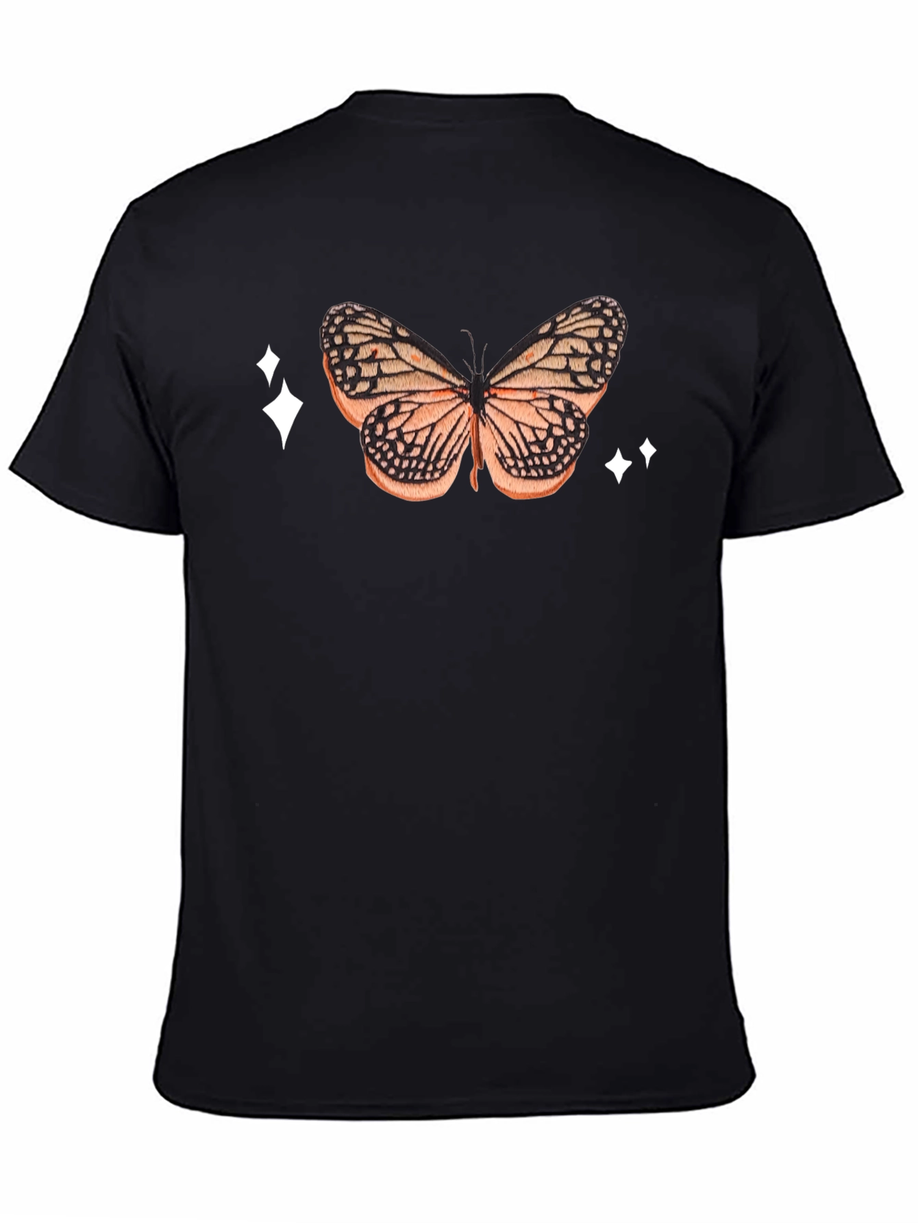 Butterfly Graphic Black Tee