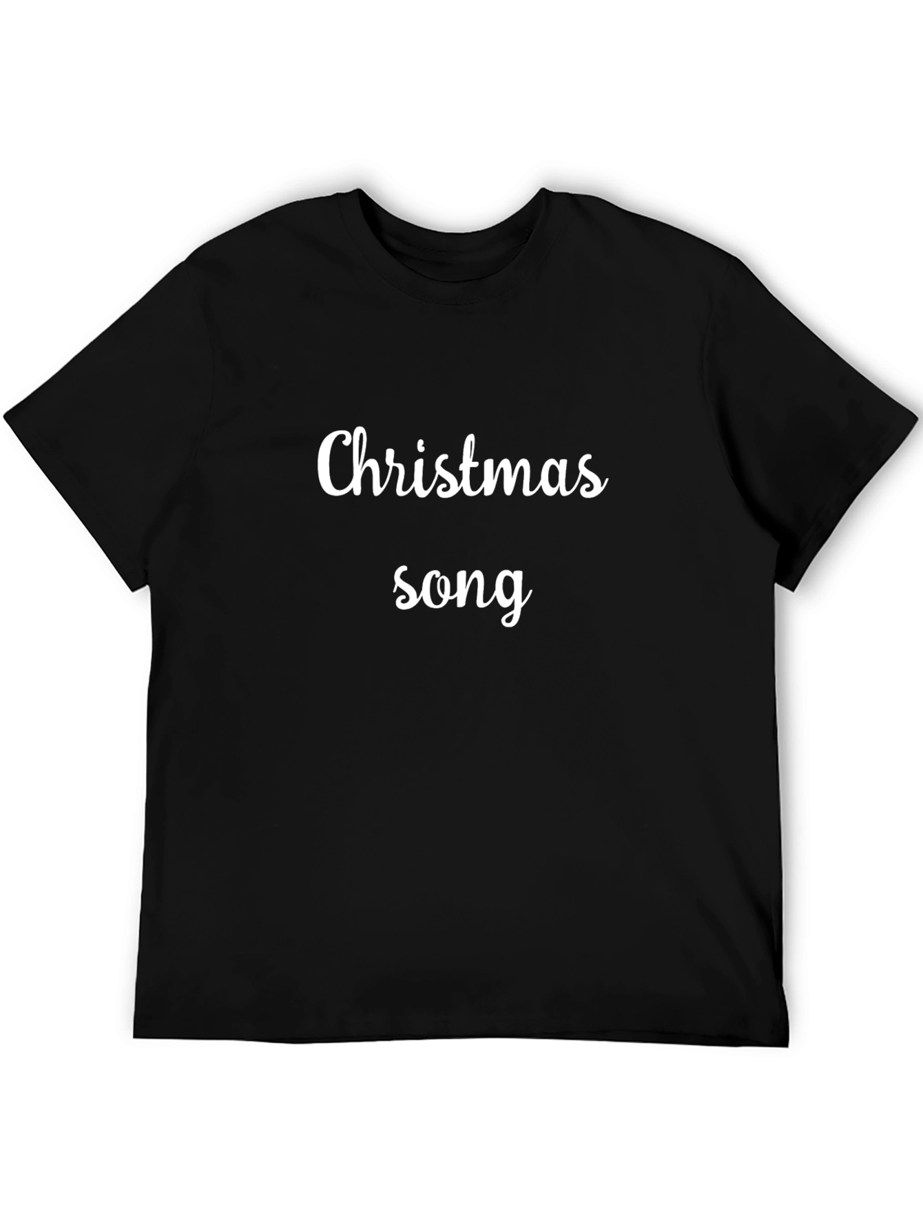 Christmas Song Black T-Shirt