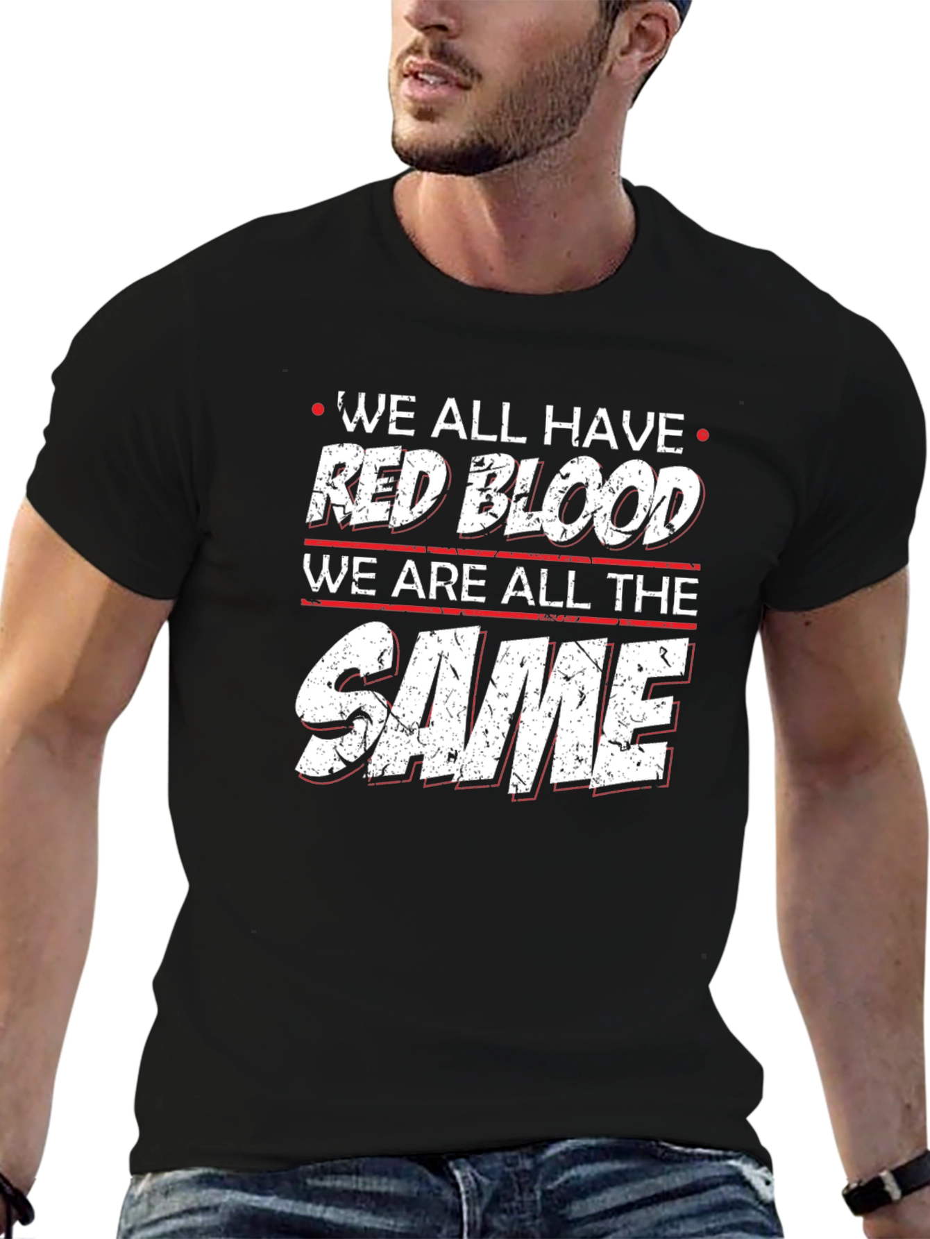 We All Have Red Blood Equality T-Shirt
