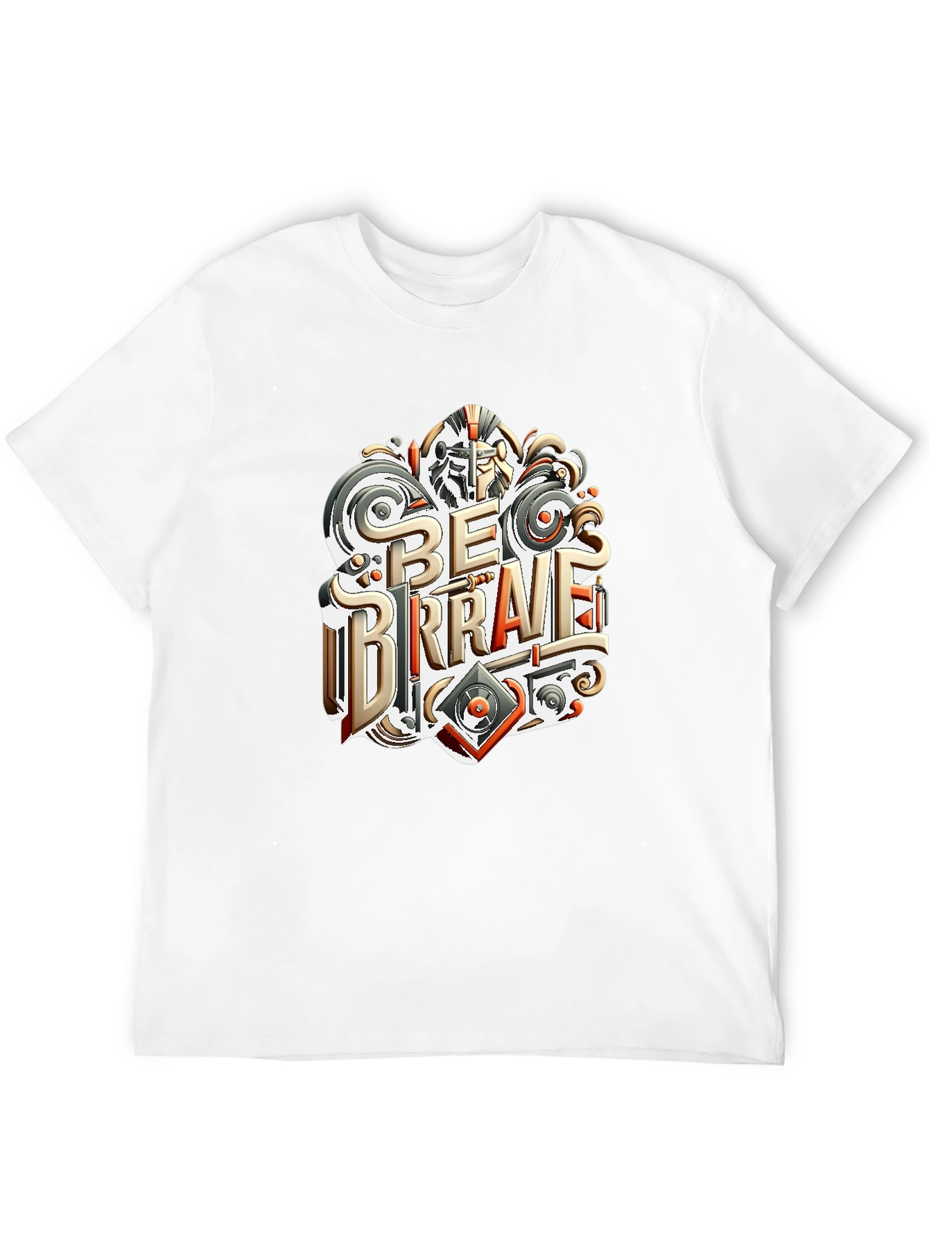 Be Brave Graphic T-Shirt - Black