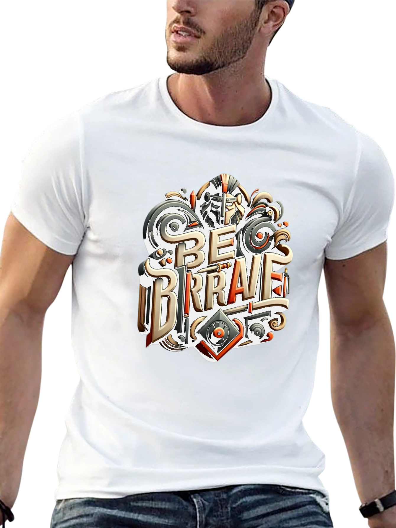 Be Brave Graphic T-Shirt - Black