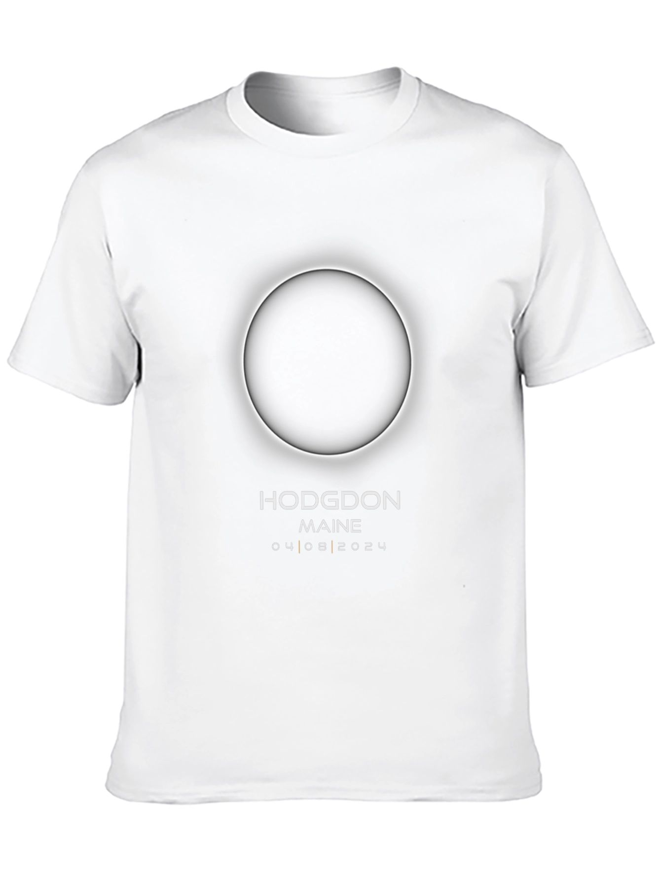 Hodgdon Maine Eclipse 04/08/2024 Black T-Shirt