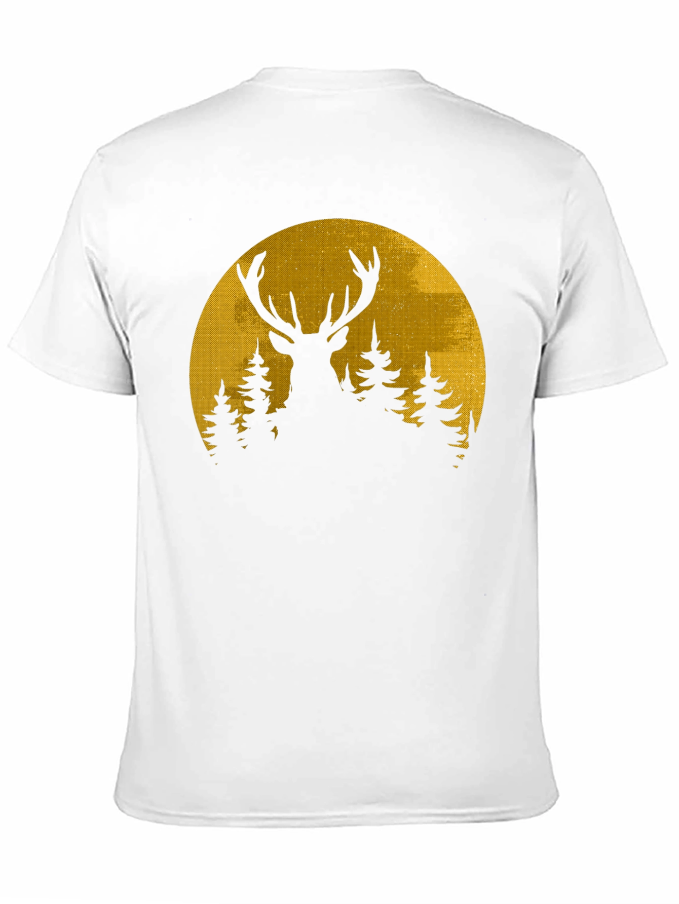 Deer Silhouette Moon Graphic Tee