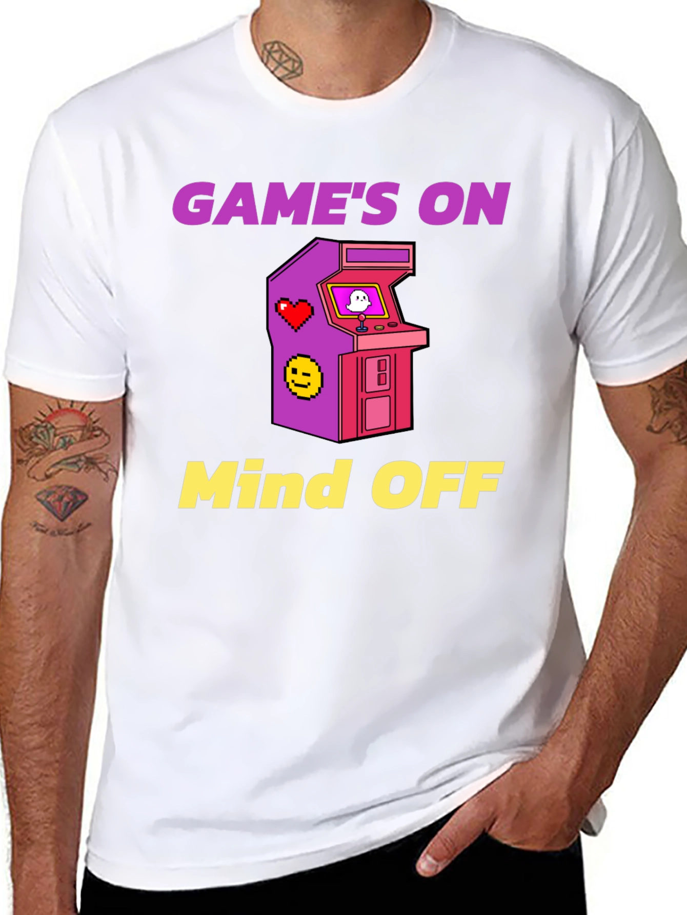 Games On Mind Off Graphic Tee