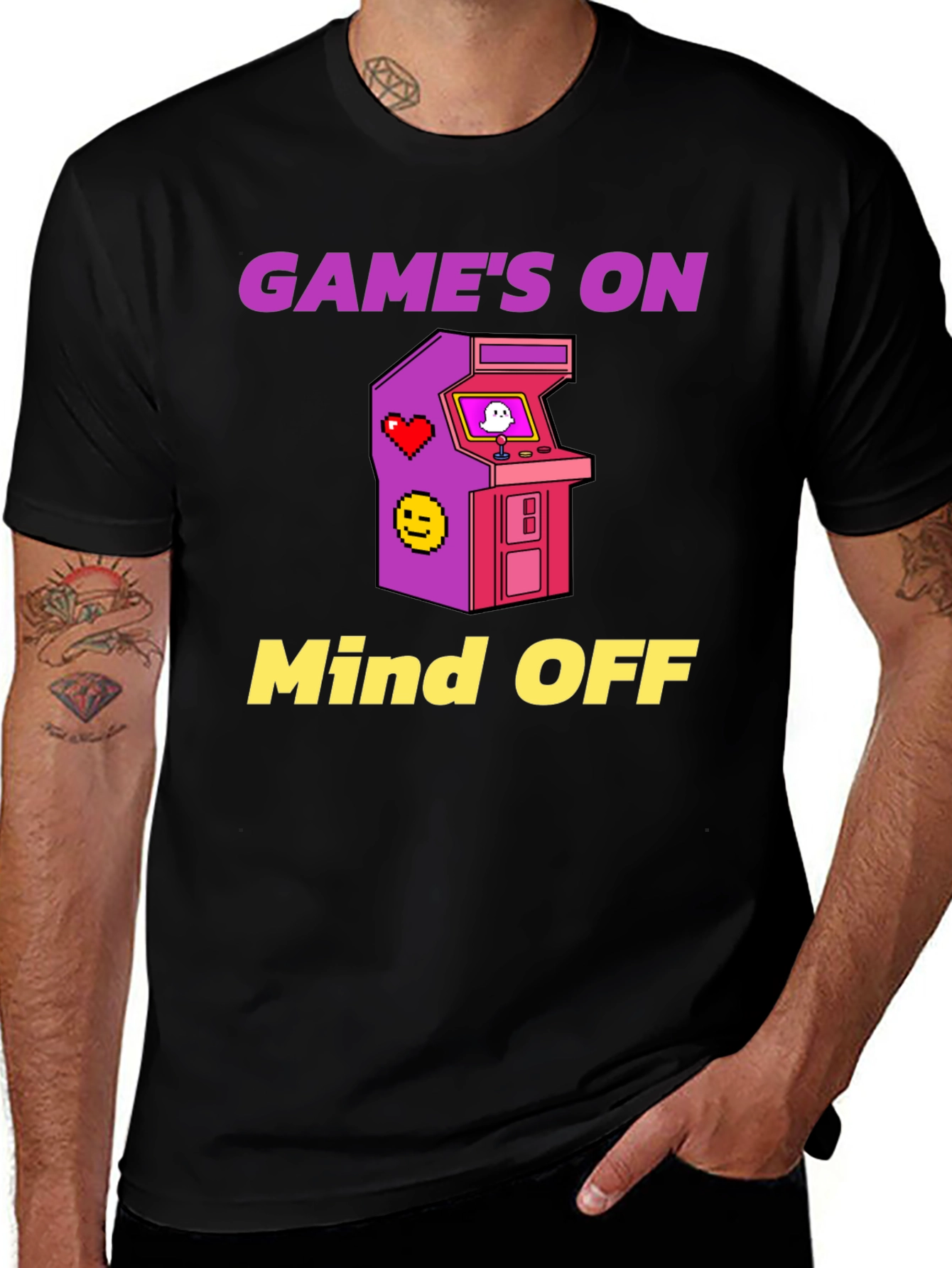 Games On Mind Off Graphic Tee