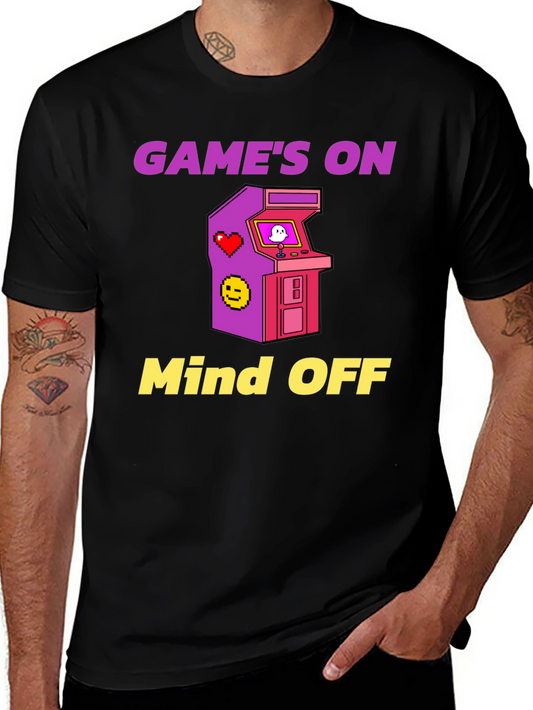 Games On Mind Off Graphic Tee