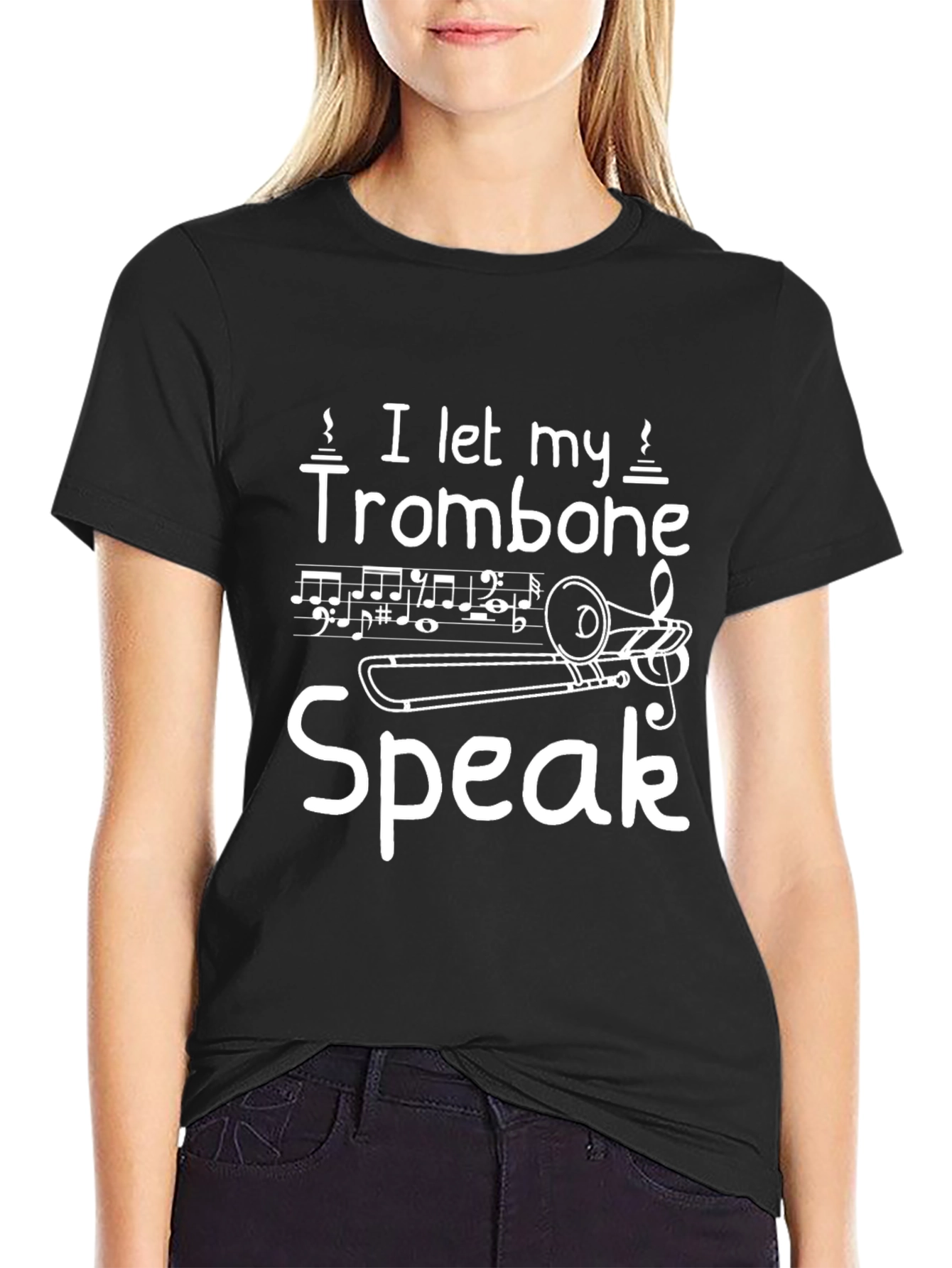 I Let My Trombone Speak T-Shirt Music Lover Tee