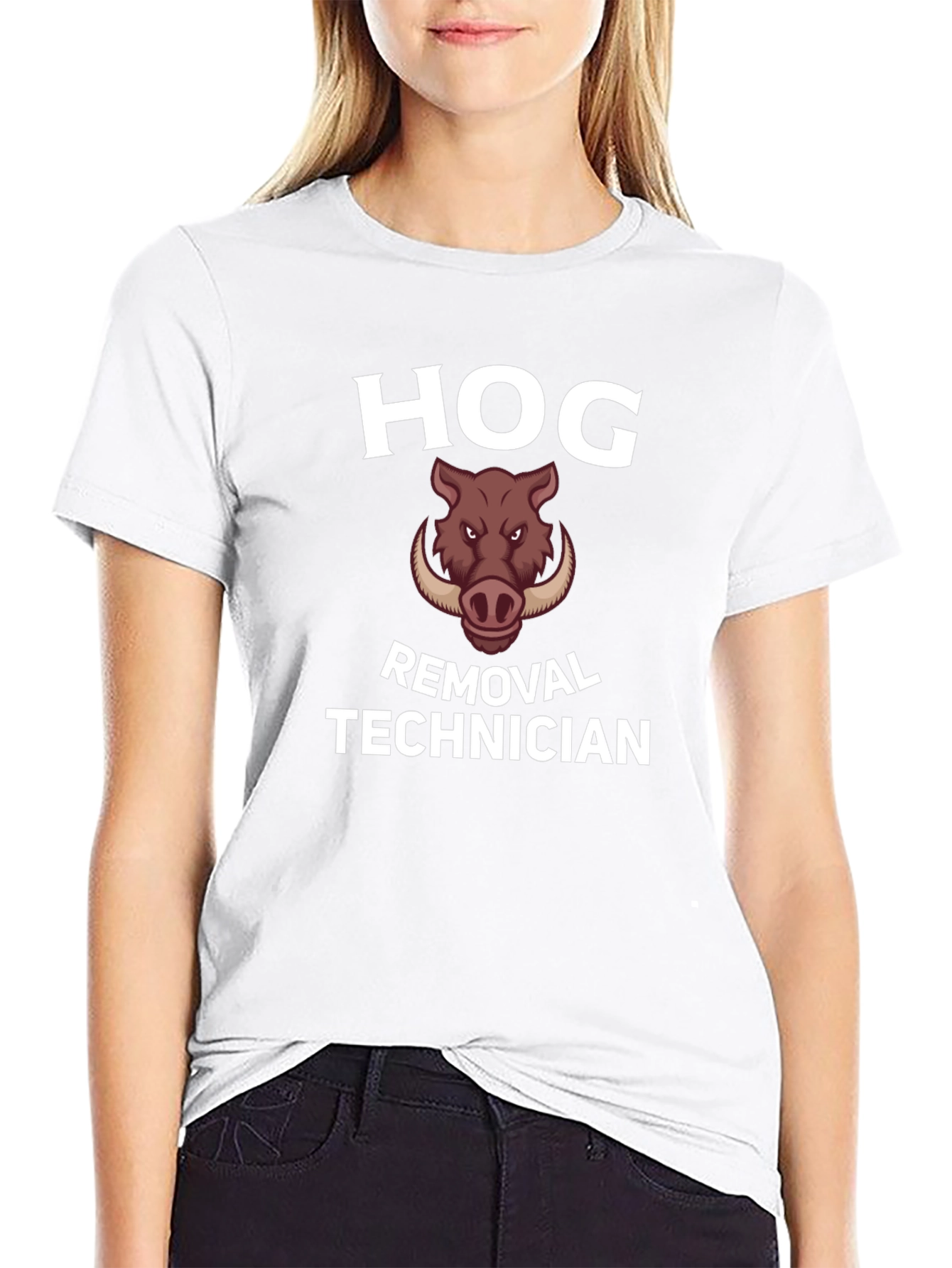 Hog Removal Technician Graphic T-Shirt