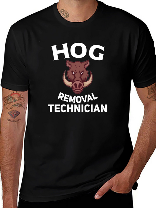 Hog Removal Technician Graphic T-Shirt