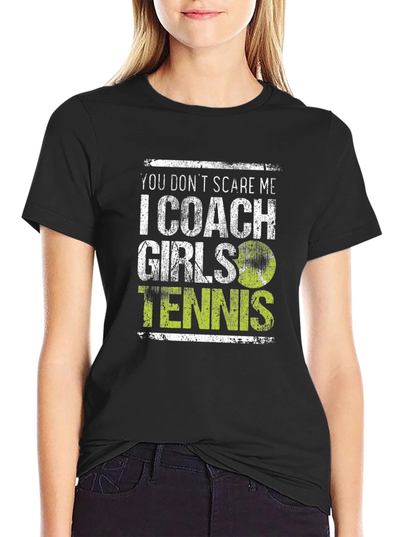 Funny Girls Tennis Coach T-Shirt