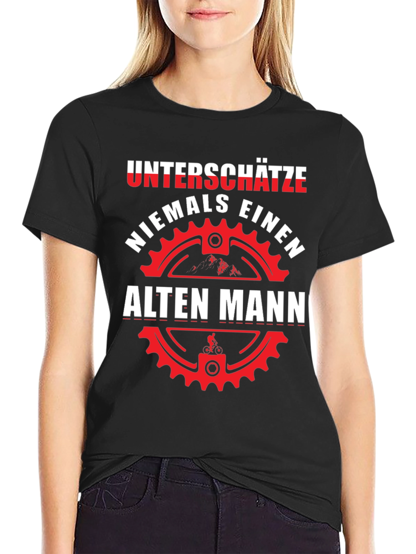 Unterschatze Niemals Alten Mann T-Shirt