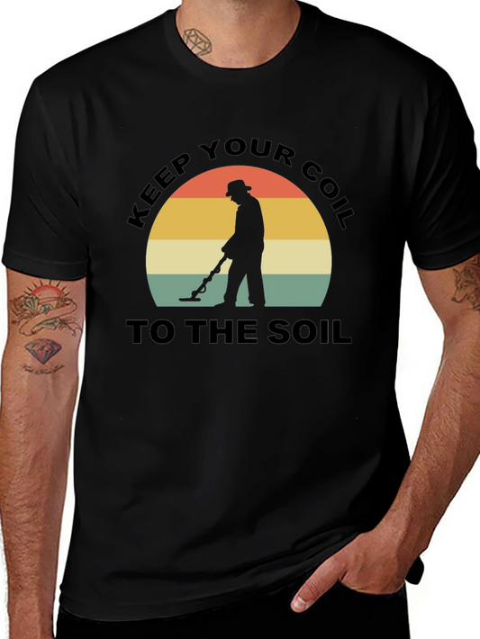 Keep Your Coil to the Soil Black T-Shirt