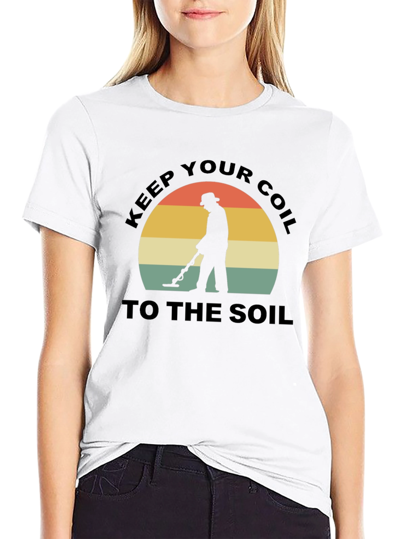 Keep Your Coil to the Soil Black T-Shirt