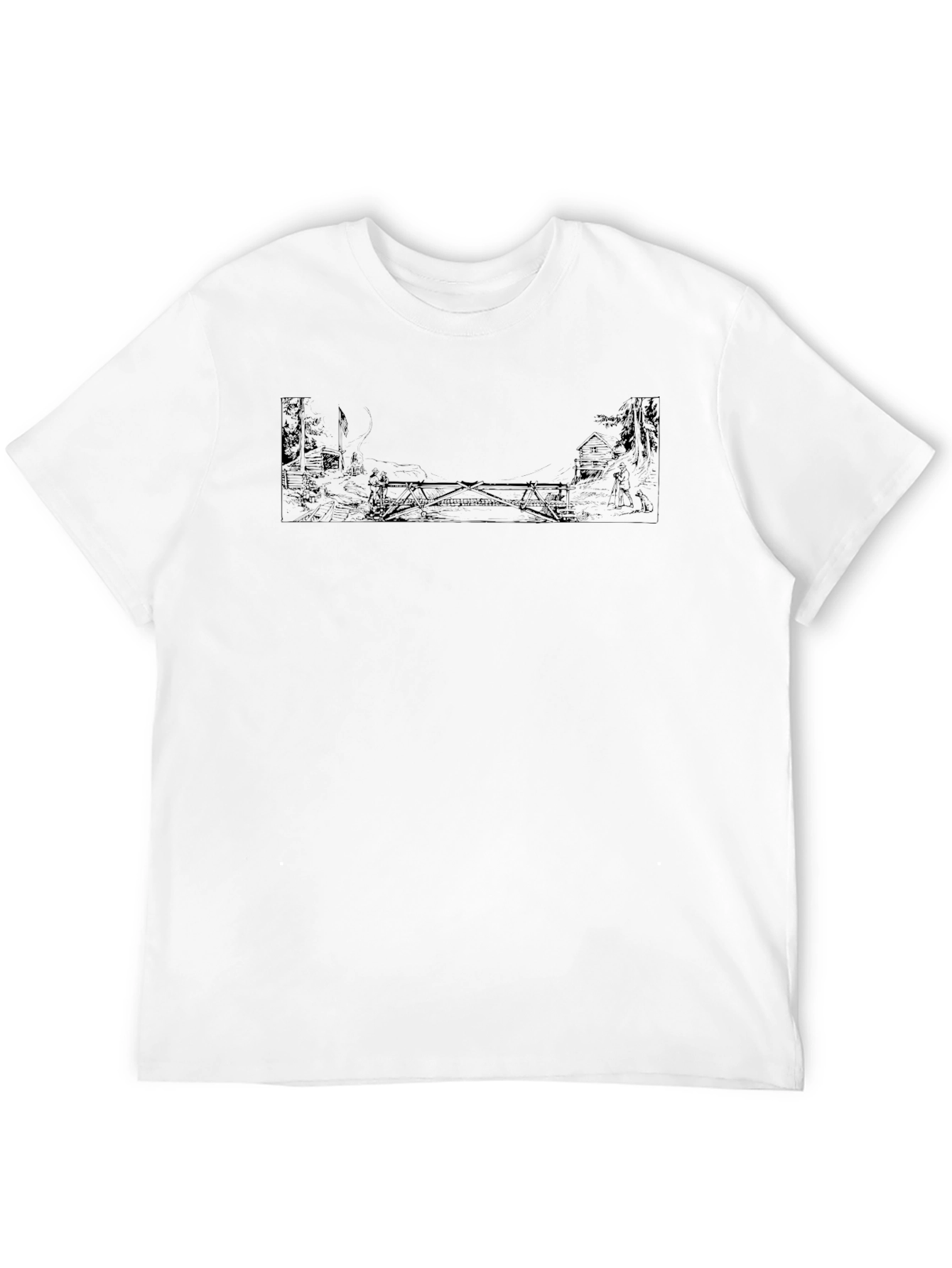 Monochrome Graphic Tee