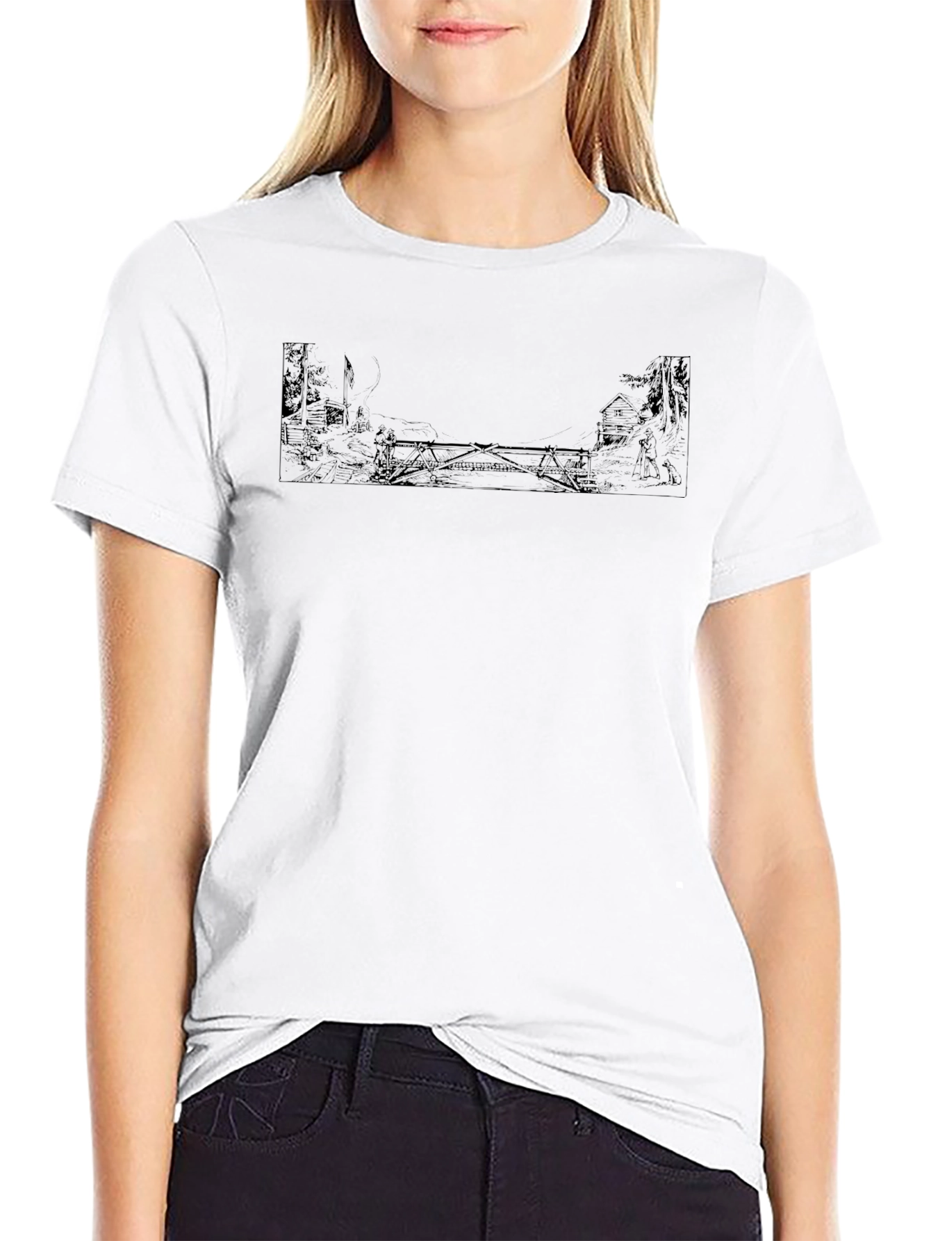 Monochrome Graphic Tee