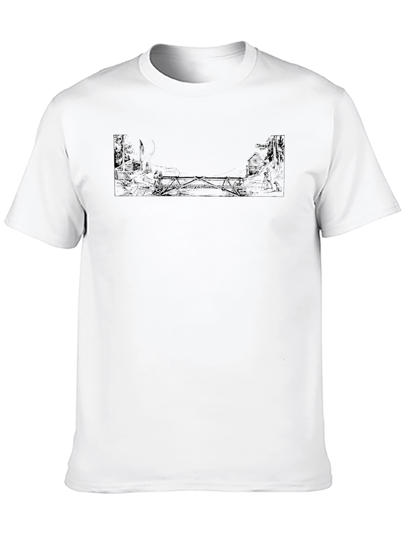 Monochrome Graphic Tee