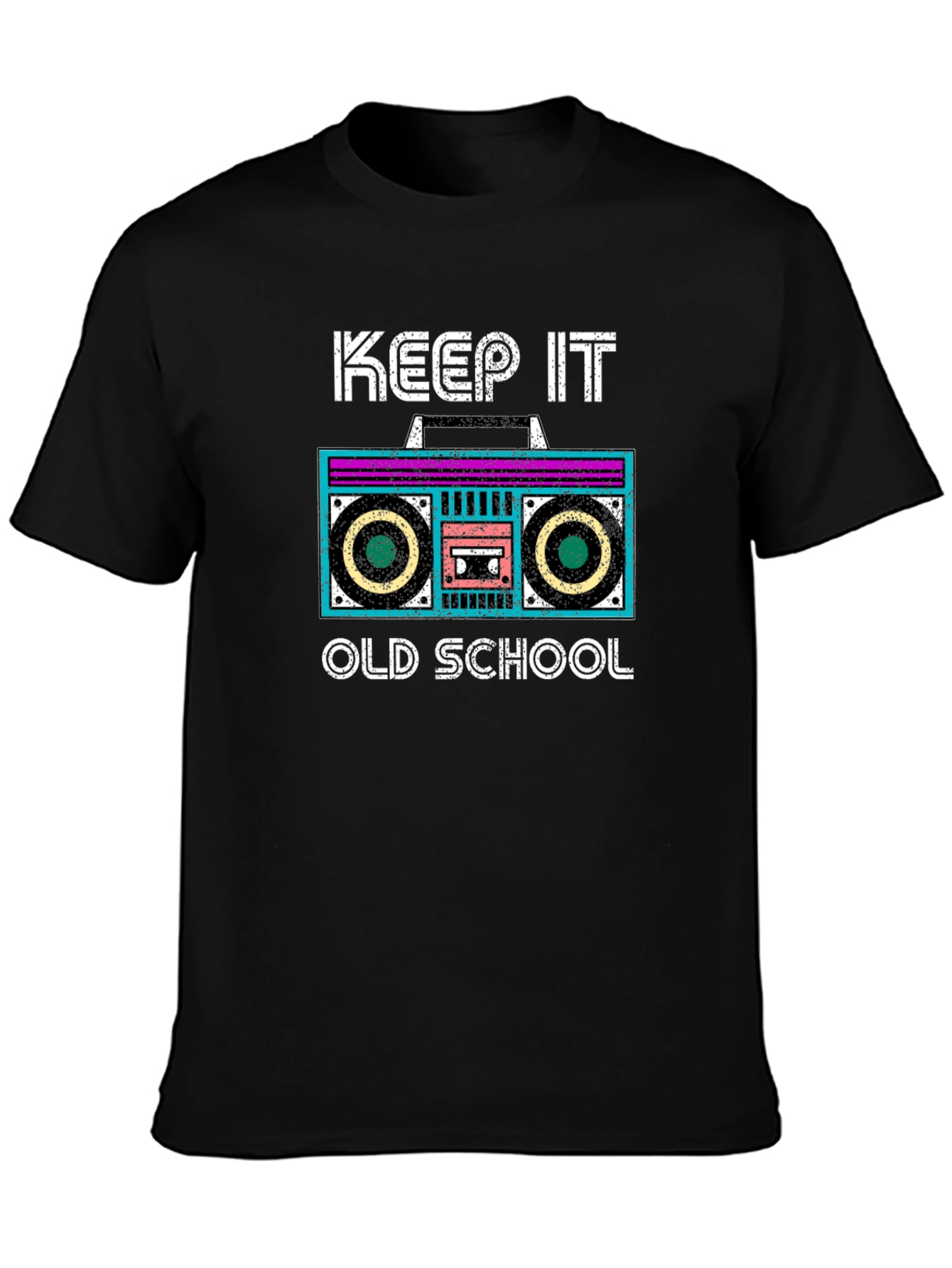 Keep It Old School Boombox Graphic Tee