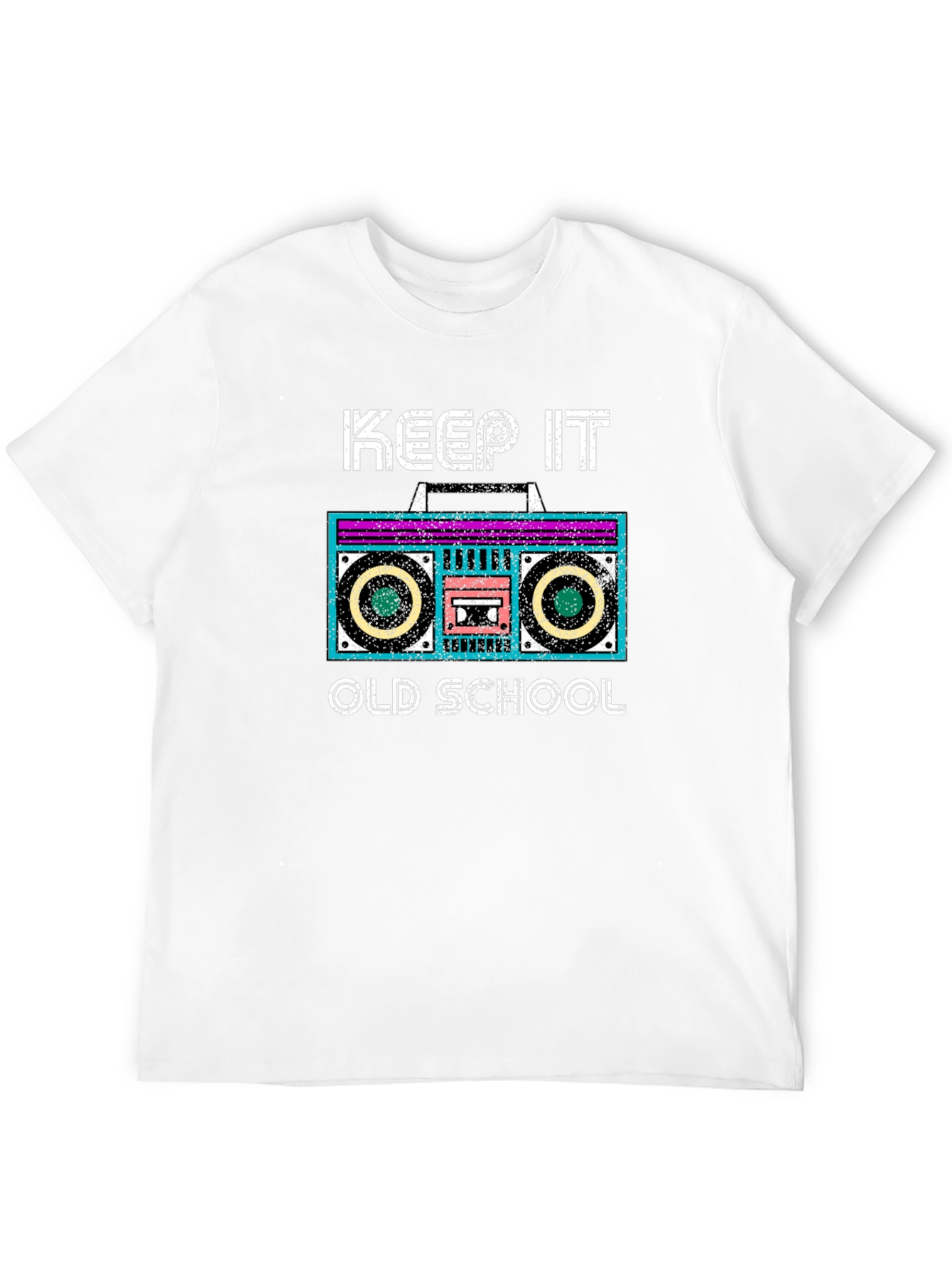 Keep It Old School Boombox Graphic Tee