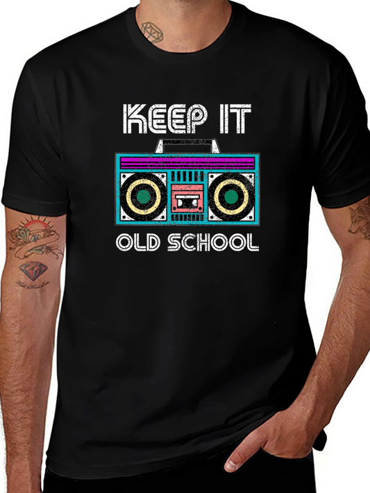 Keep It Old School Boombox Graphic Tee