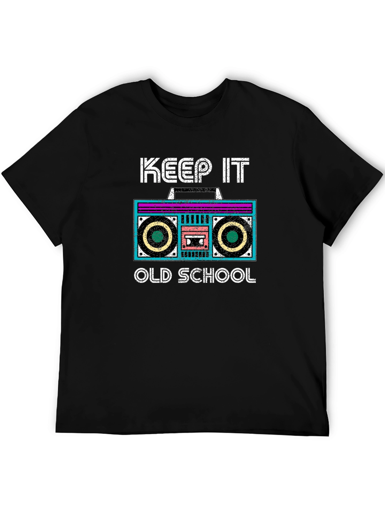 Keep It Old School Boombox Graphic Tee