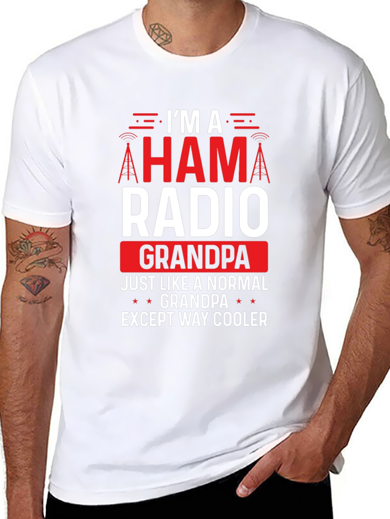 Ham Radio Grandpa T-Shirt - Cool Grandpa Gift