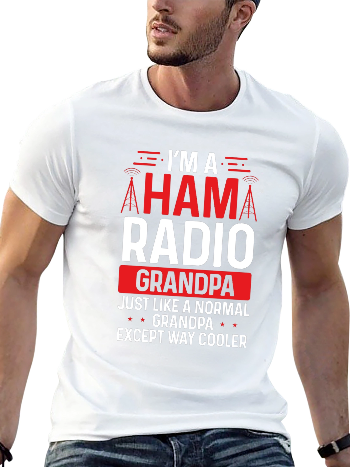 Ham Radio Grandpa T-Shirt - Cool Grandpa Gift