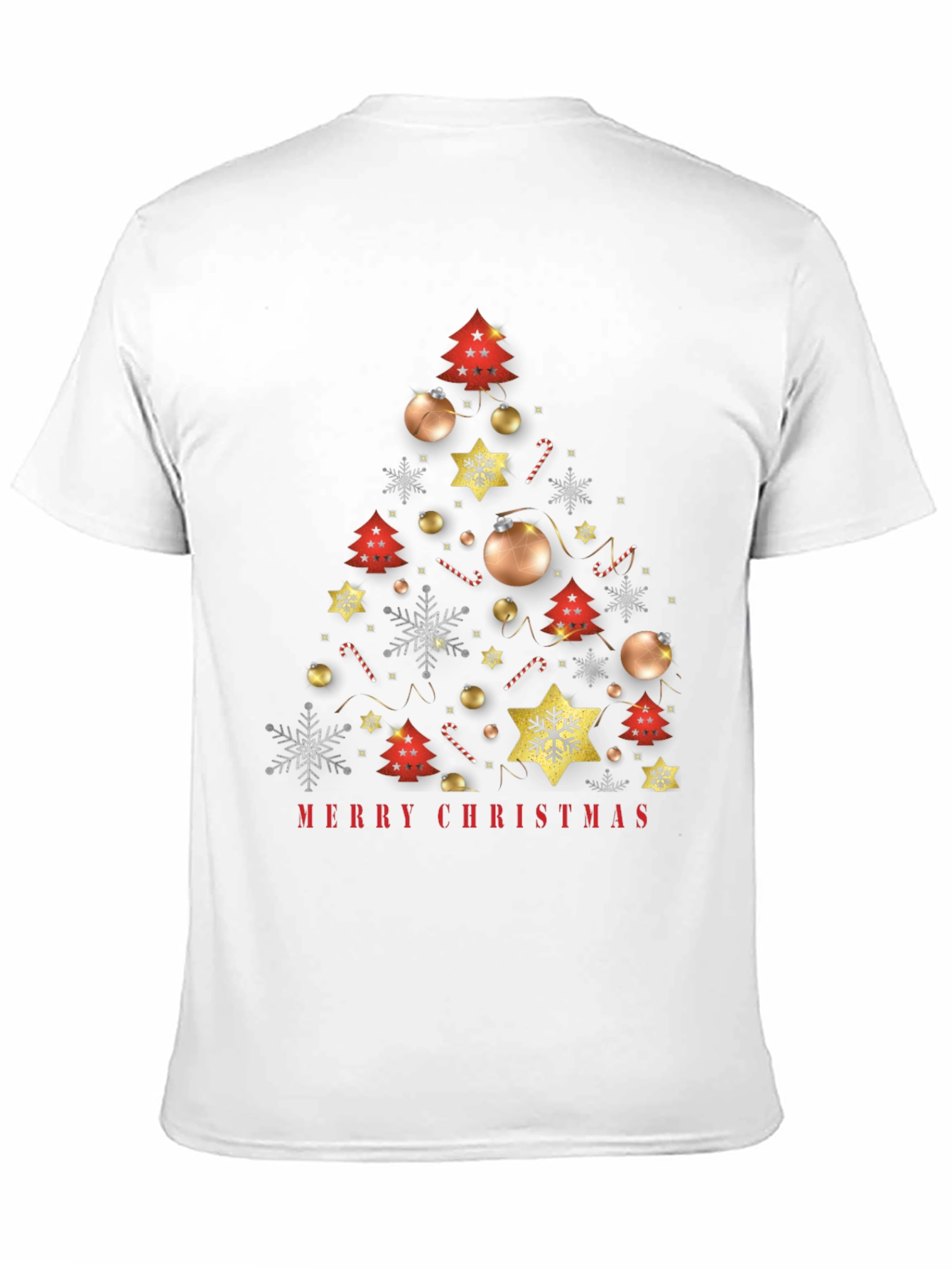 Merry Christmas Tree Graphic Tee