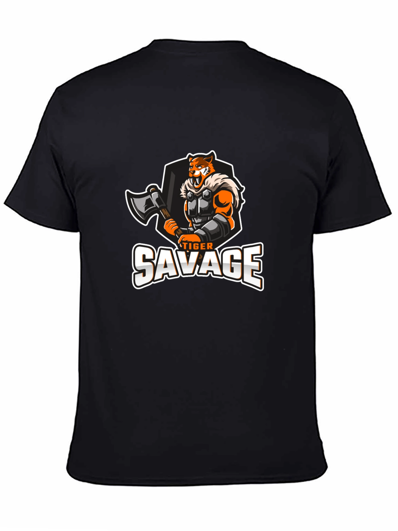 Tiger Savage Graphic Tee - Black T-Shirt