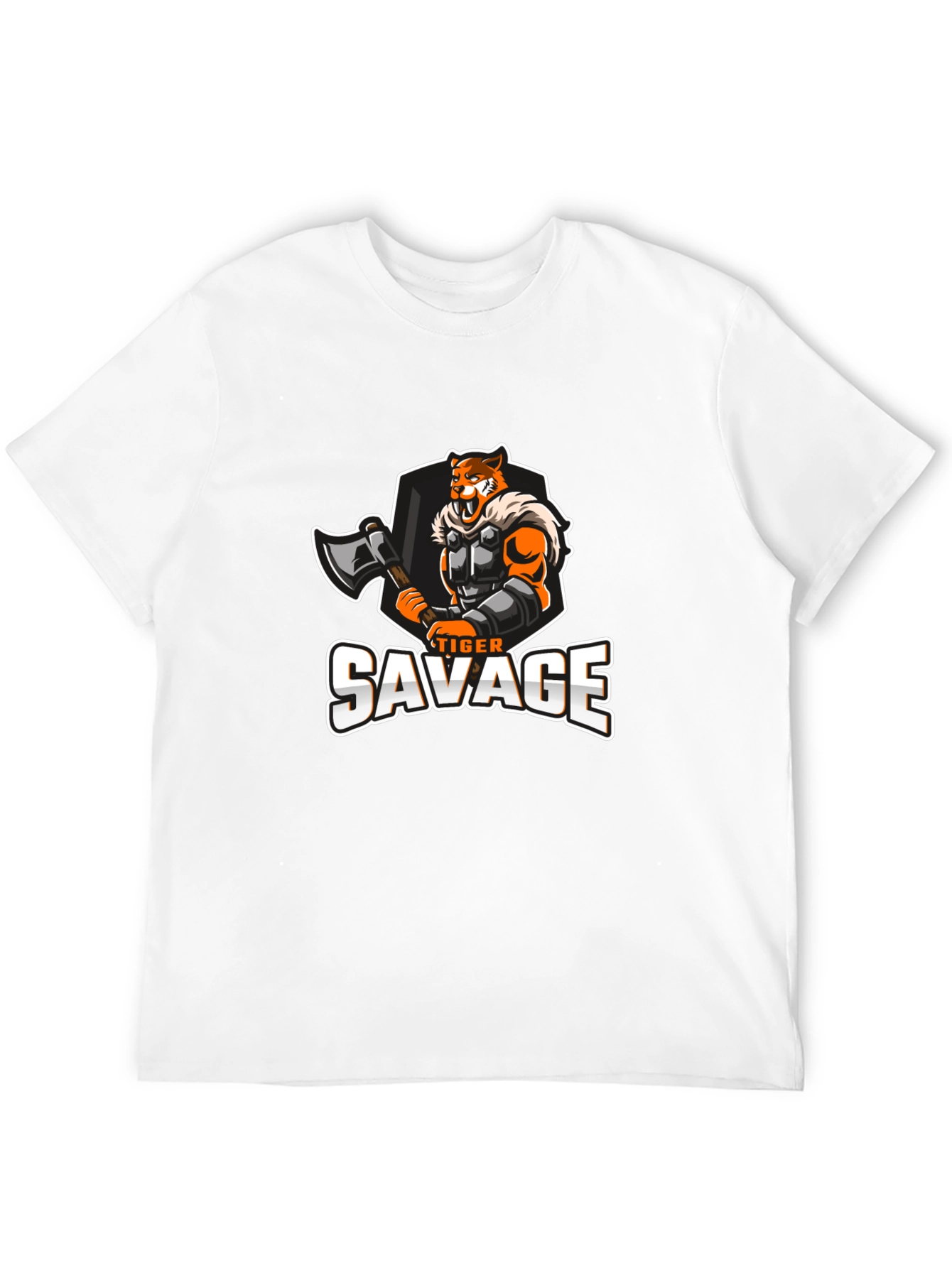 Tiger Savage Graphic Tee - Black T-Shirt