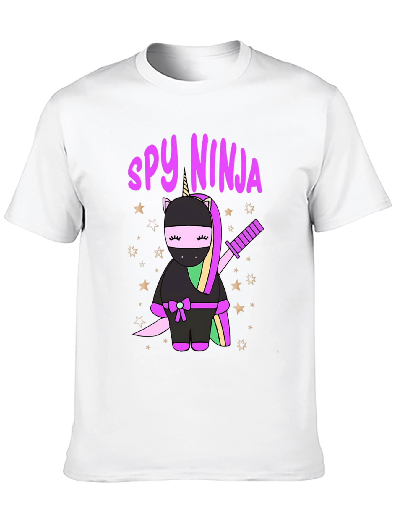 Spy Ninja Unicorn Graphic T-Shirt