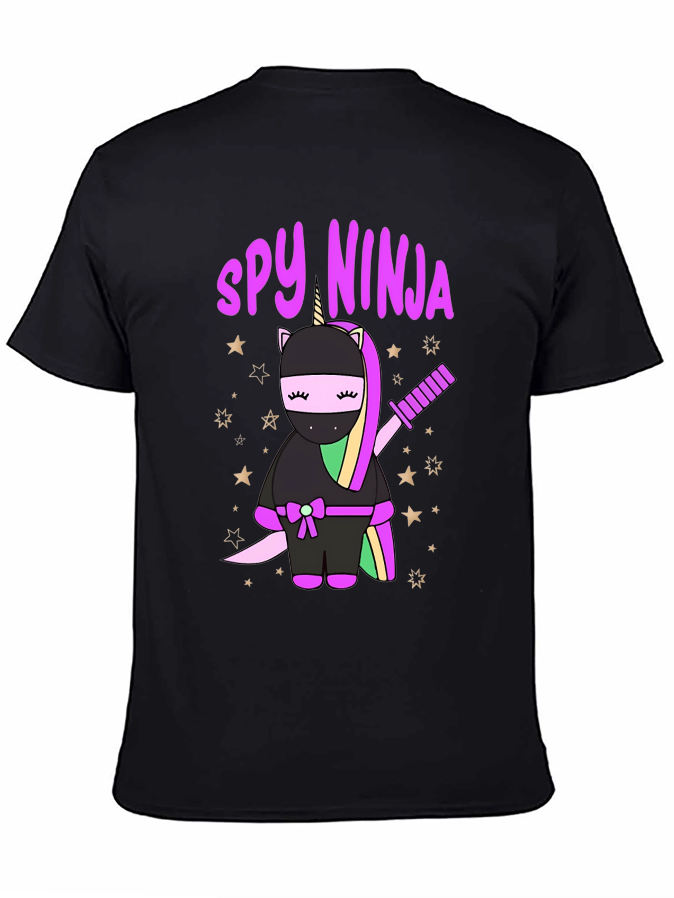 Spy Ninja Unicorn Graphic T-Shirt