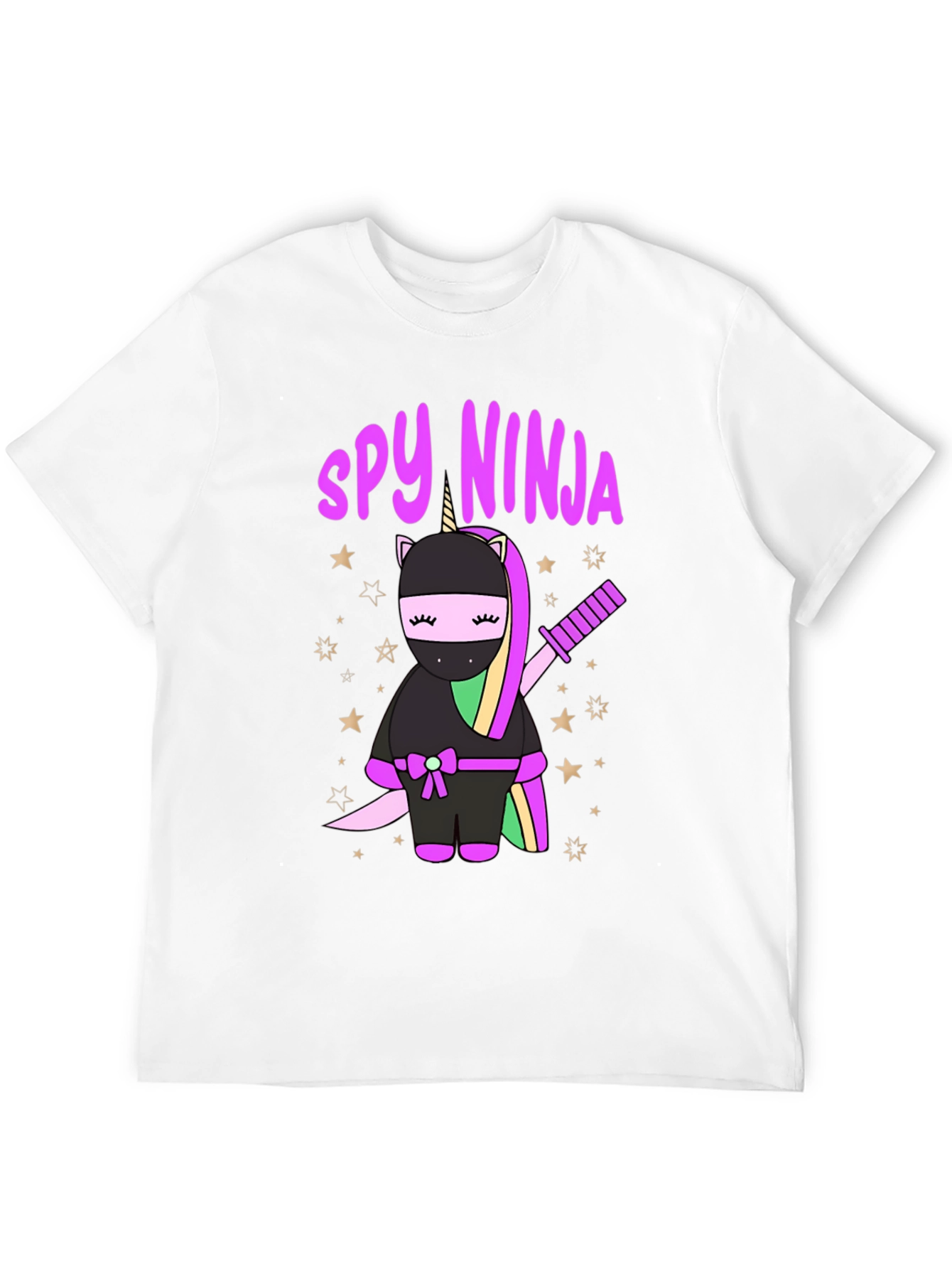 Spy Ninja Unicorn Graphic T-Shirt